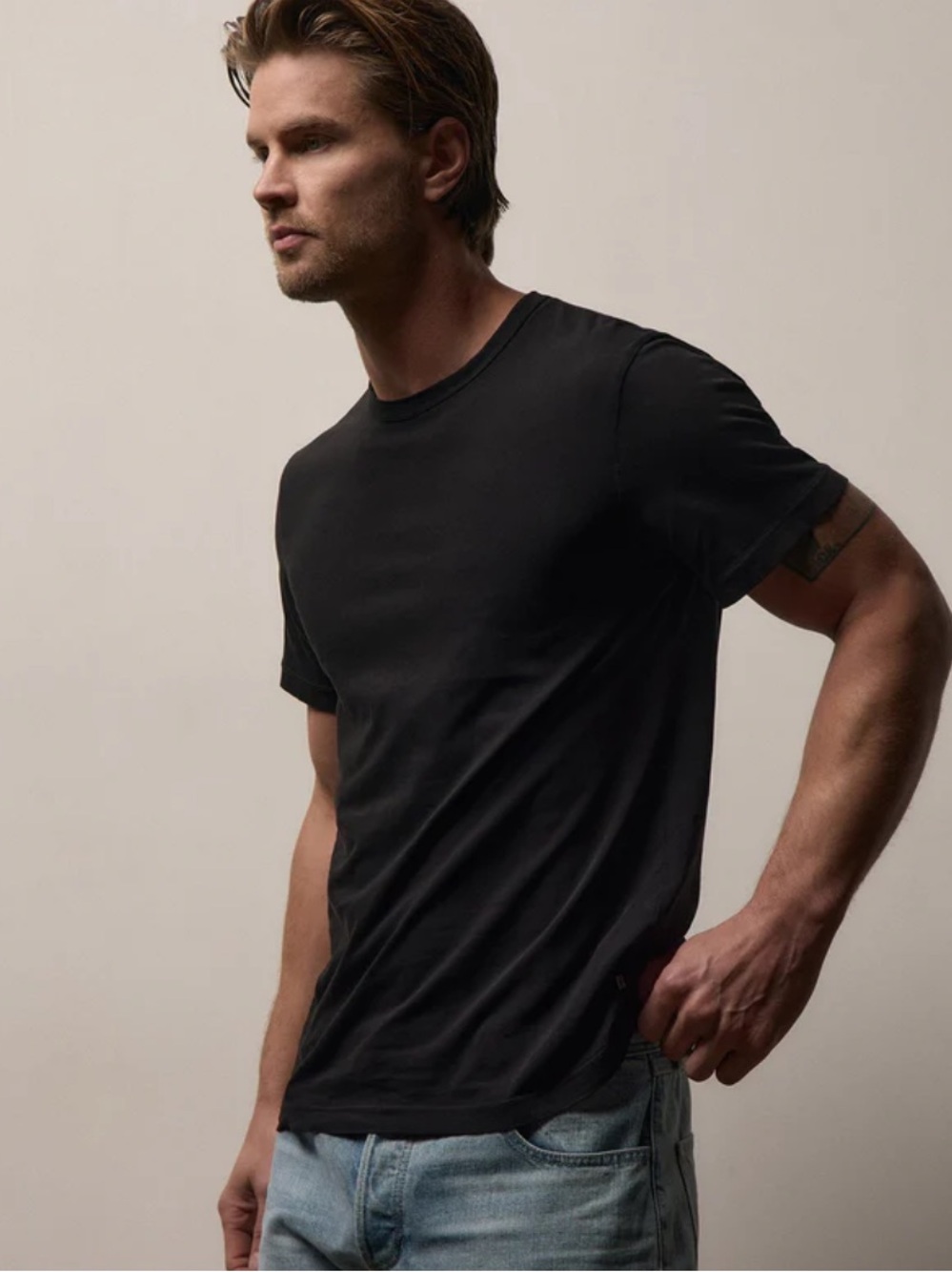 James Perse - SHORT SLEEVE CREW NECK